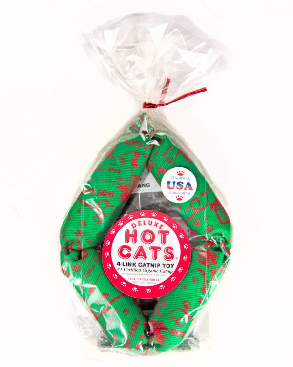 Santa Claws Deluxe Hot Cat Toy - Green-Red Gift