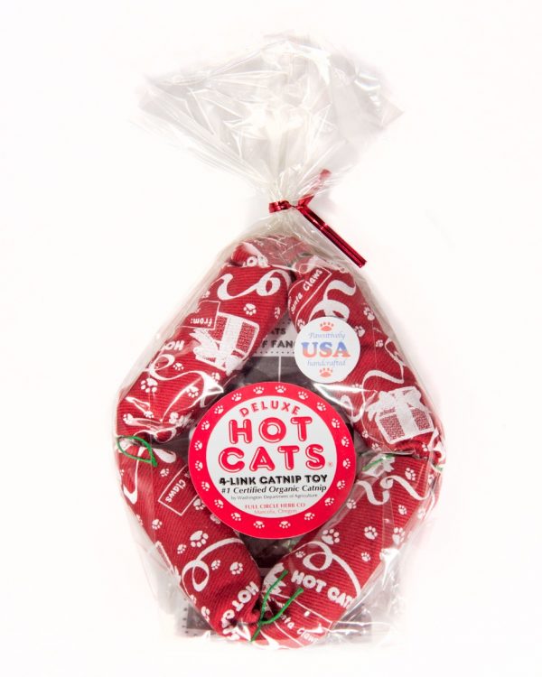 Santa Claws Deluxe Hot Cat Toy - Red Gift
